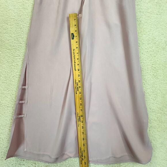 Azucar Wide Leg Pants Women Size S/P Pink Pockets Palazzo Summer Bohemian Hippie - Picture 6 of 16